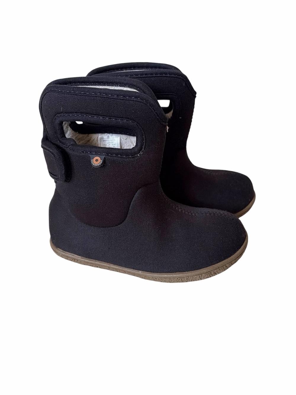 Baby Bogs solid black baby rain snow barn muck boots size 9